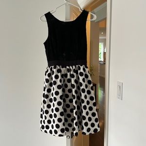 Lace and Polka Dot Dress